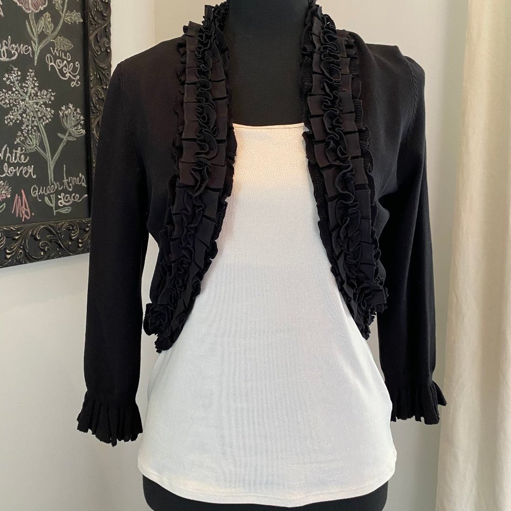 White House Back Market Frilly Shrug